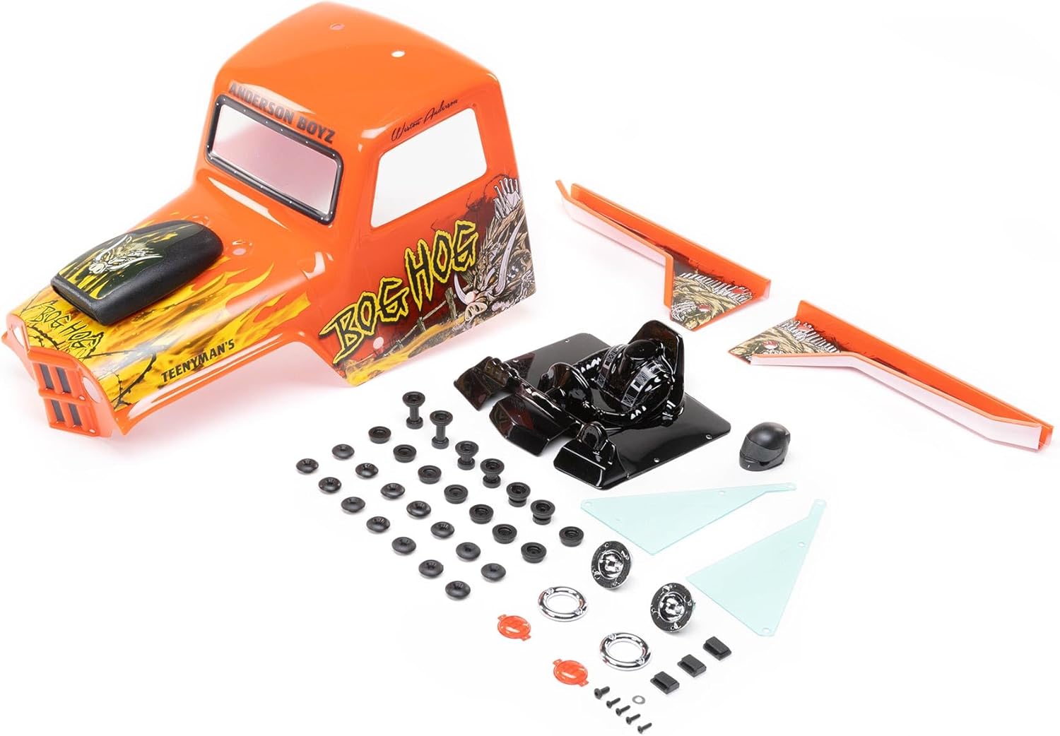 Losi Body Set Painted Bog Hog LMT Mega LOS240021 Car/Truck Bodies Wings & Decals