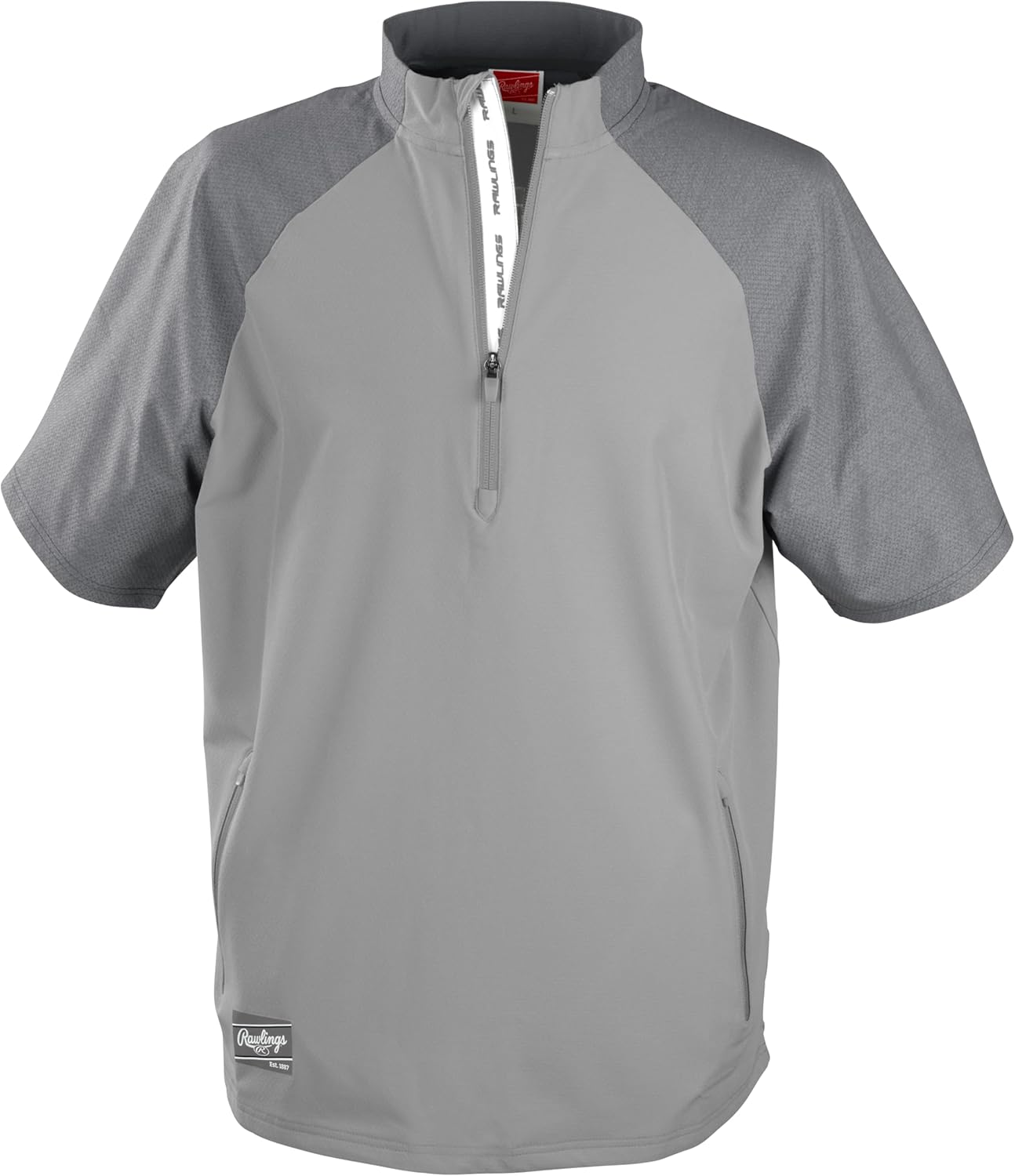Rawlings Men's Rawlings | Men's Colorsync Short Sleeve Jacket | Baseball Cage & Athletic Jacket | Adult Sizes | Multiple Colors