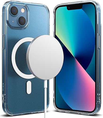 Ringke Fusion - Funda magnética compatible con iPhone 13, translúcida y dura escarcha, a prueba de golpes, funda de teléfono de TPU suave compatible