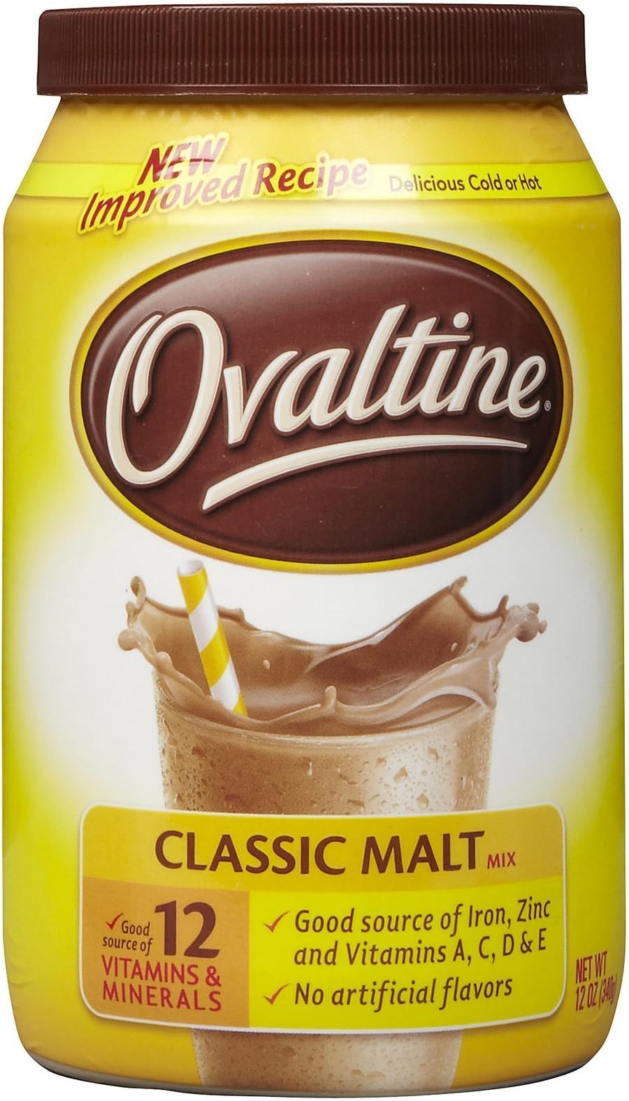 Ovaltine Classic Malt - 12 oz
