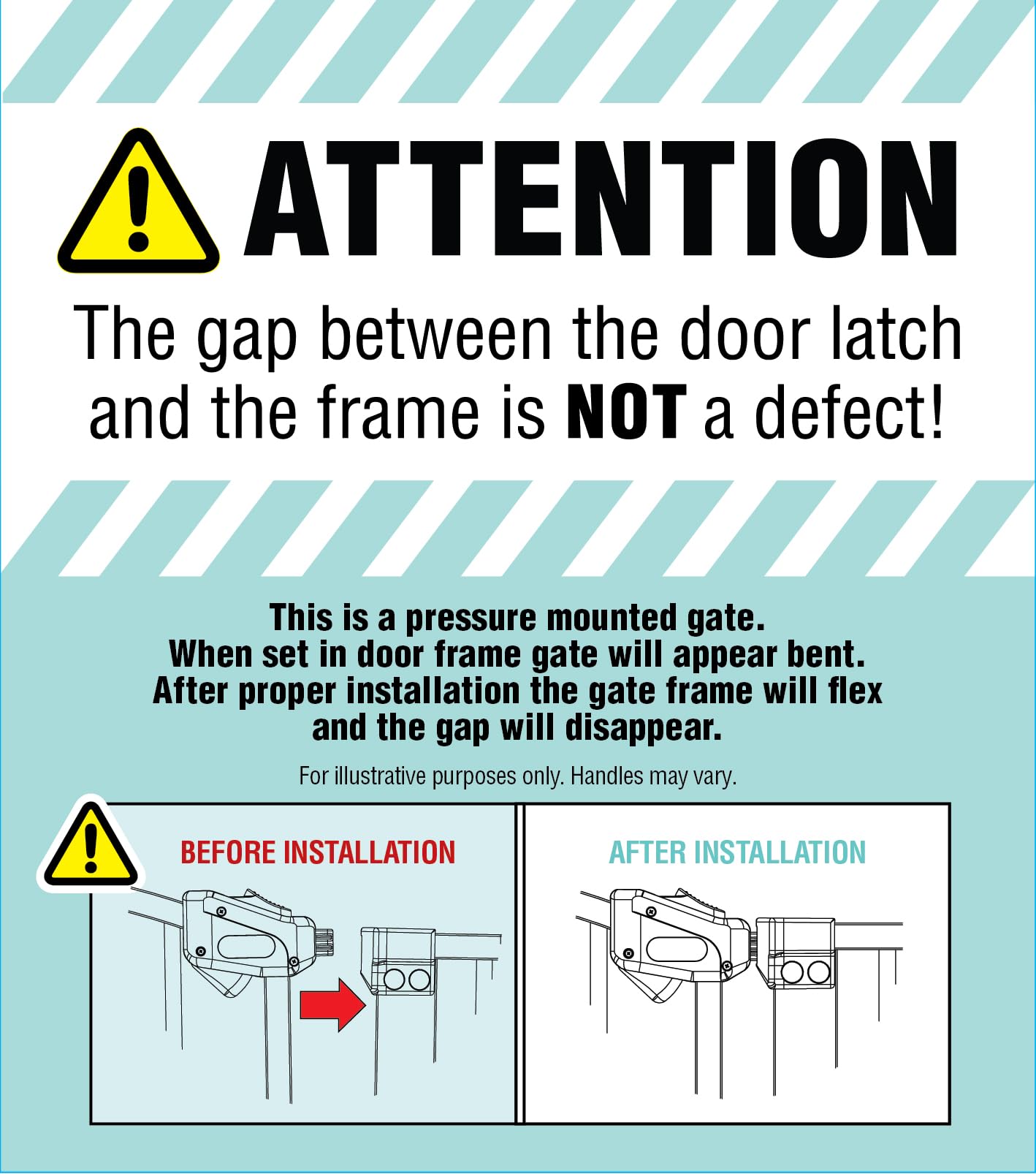 Regalo Safety Arched Baby Gate for Doorways & Bottom of Stairs, Fits Openings 75-87cm (Extension Included), Pressure Mounted for Babies, Toddlers & Pets, Bronze