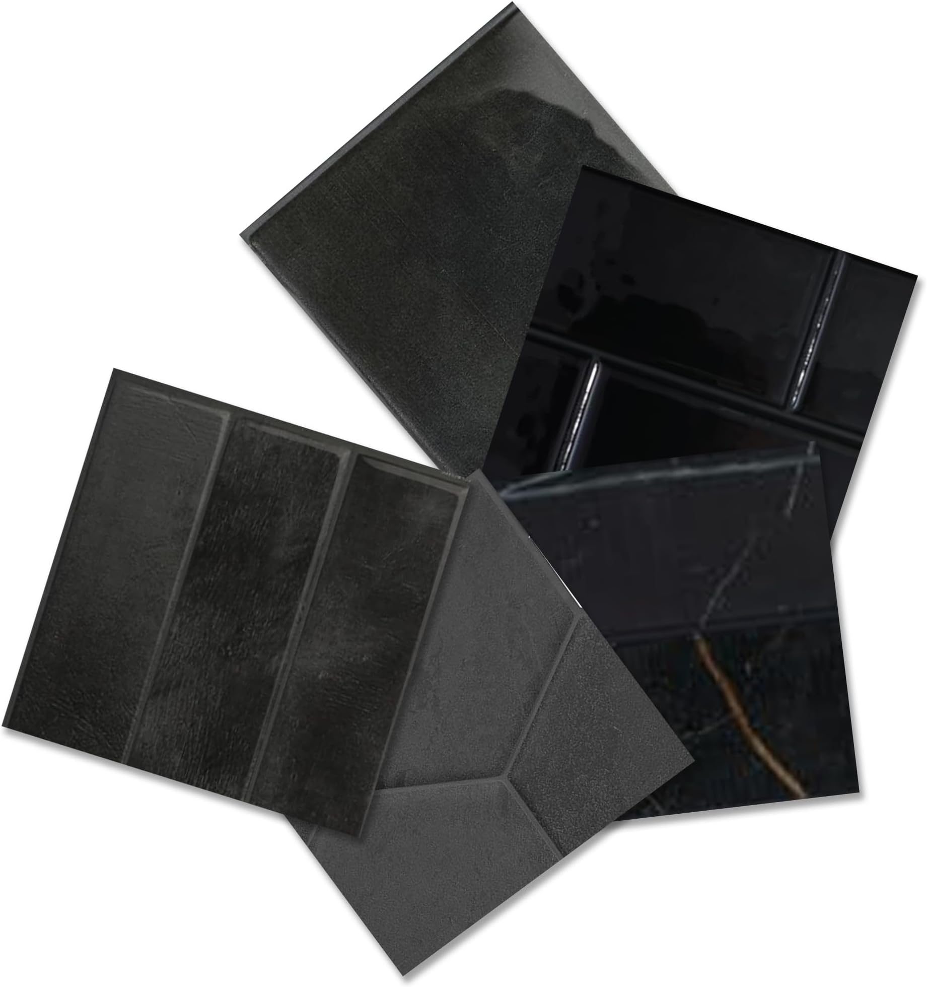 SMART TILES Peel and Stick Backsplash - 3D Adhesive Peel and Stick Tile Backsplash for Kitchen, Bathroom, Wall Tile