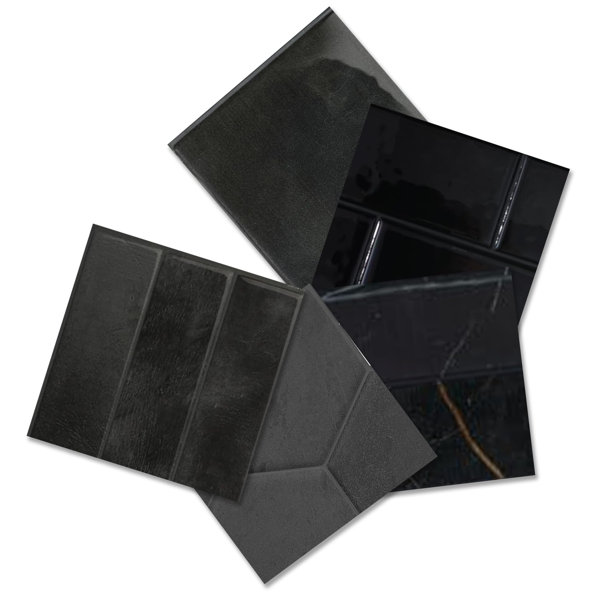 SMART TILES Peel and Stick Backsplash - 3D Adhesive Peel and Stick Tile Backsplash for Kitchen, Bathroom, Wall Tile