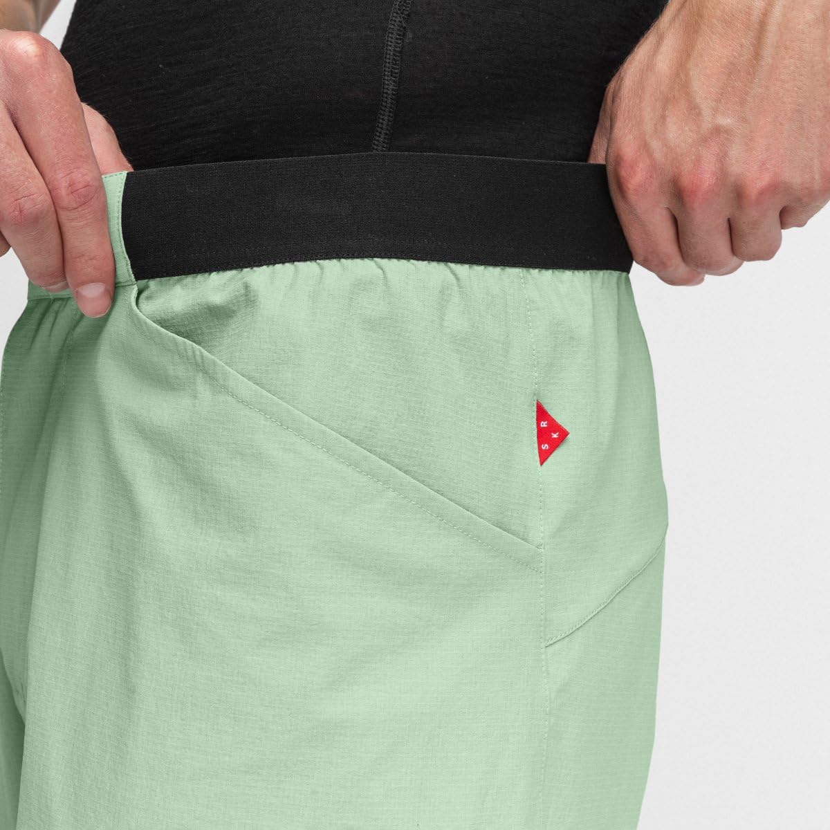 SIROKO Pantalón Corto Gravel Ciclismo Thyme Verde
