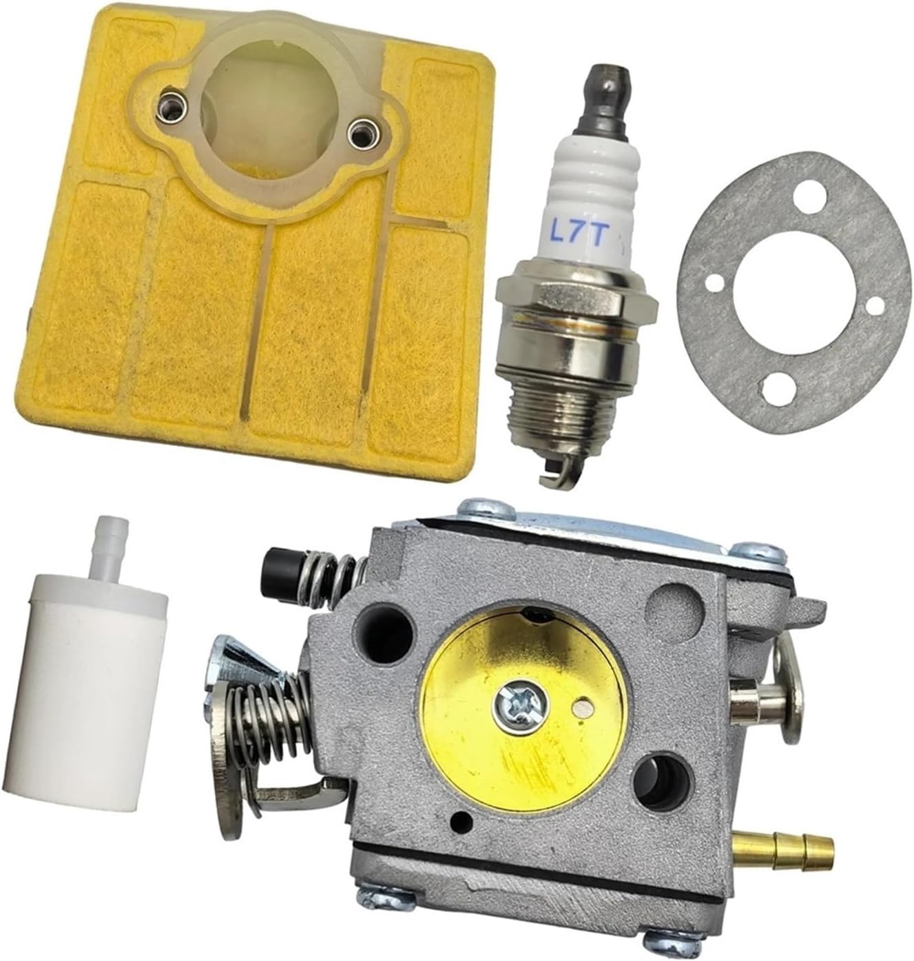 Carburetor Fuel Spark Plug Kit Fit For 61 66 181 266 268 272 281 288