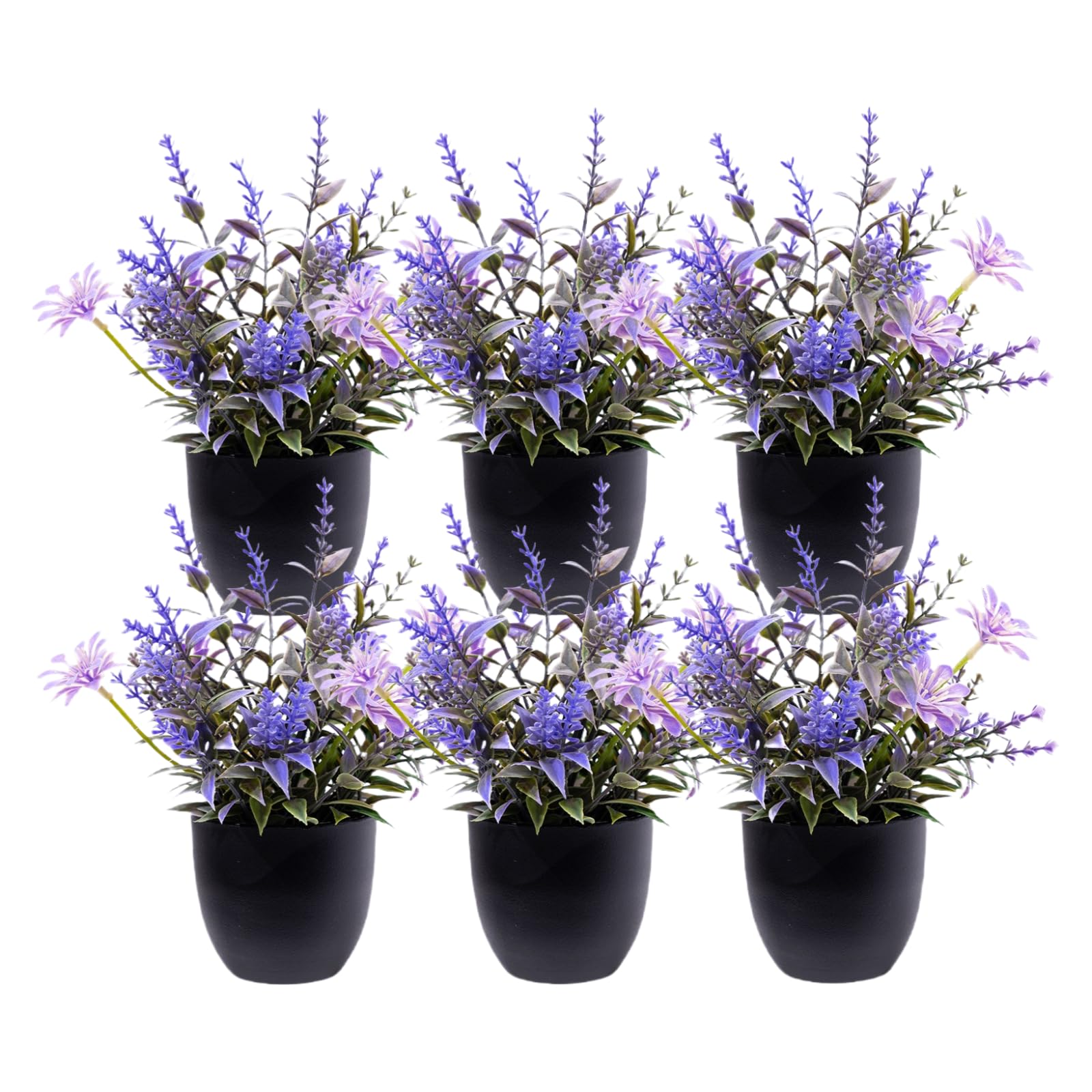 Plantes en pot artificielles lavande : la solution sans arrosage pour décorer le salon
