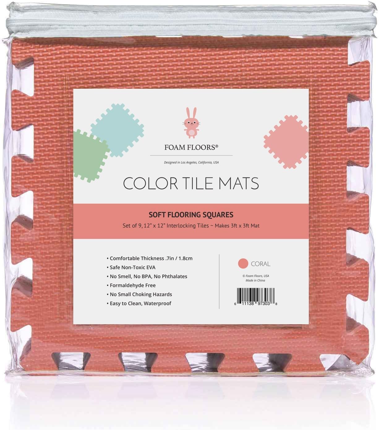 Soft Mat Flooring Tiles for Babies and Kids, Safe, Thick