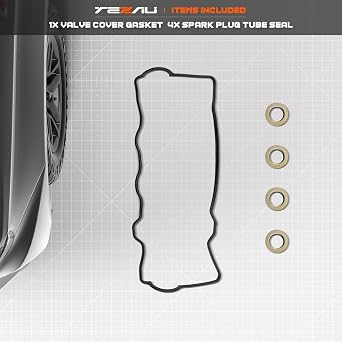 Valve Cover Gasket Set Compatible with 1987-2001 Toyota Camry Celica MR2 RAV4 Solara 2.0L 2.2L Engine Code 3SFE 5SFE, Valve Cover Gasket Kit VS50304R1 VS50304R-1 VC2005 VS50059