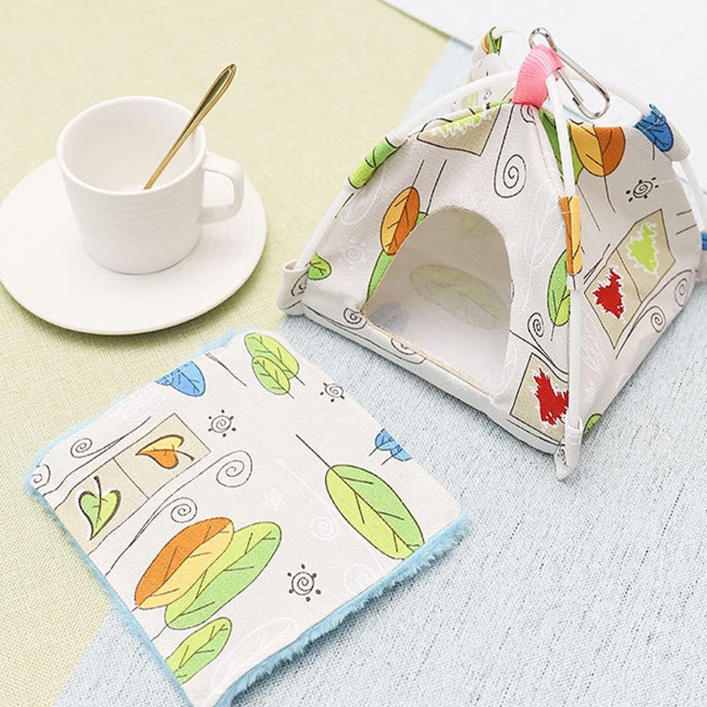 FEimaX Bird Nest House Hanging Hammock Finch Cage, Snuggle Hut Tent for Small Large Medium Parrots Parakeet Lovebird African Grey Budgies Cockatiels