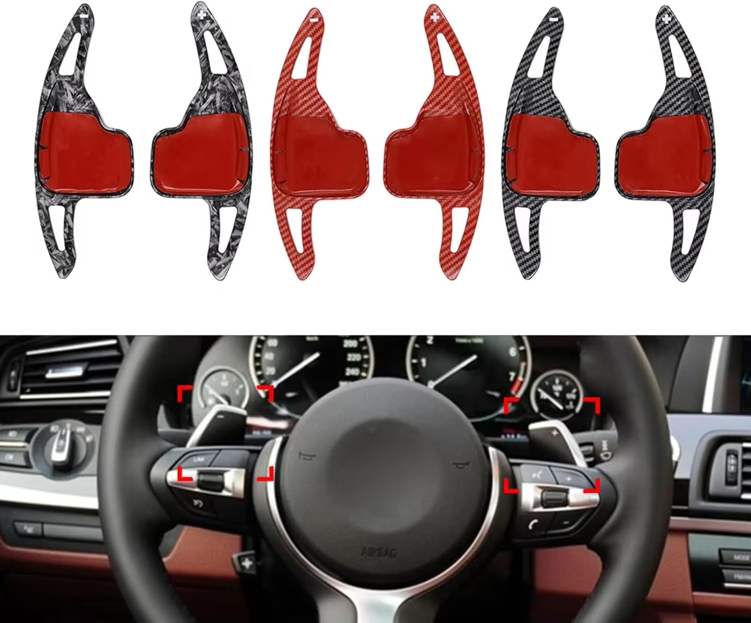 スポーツパドル Compatible With For X6 F16 F45 F46 2015-2019 For Z4 2012-2