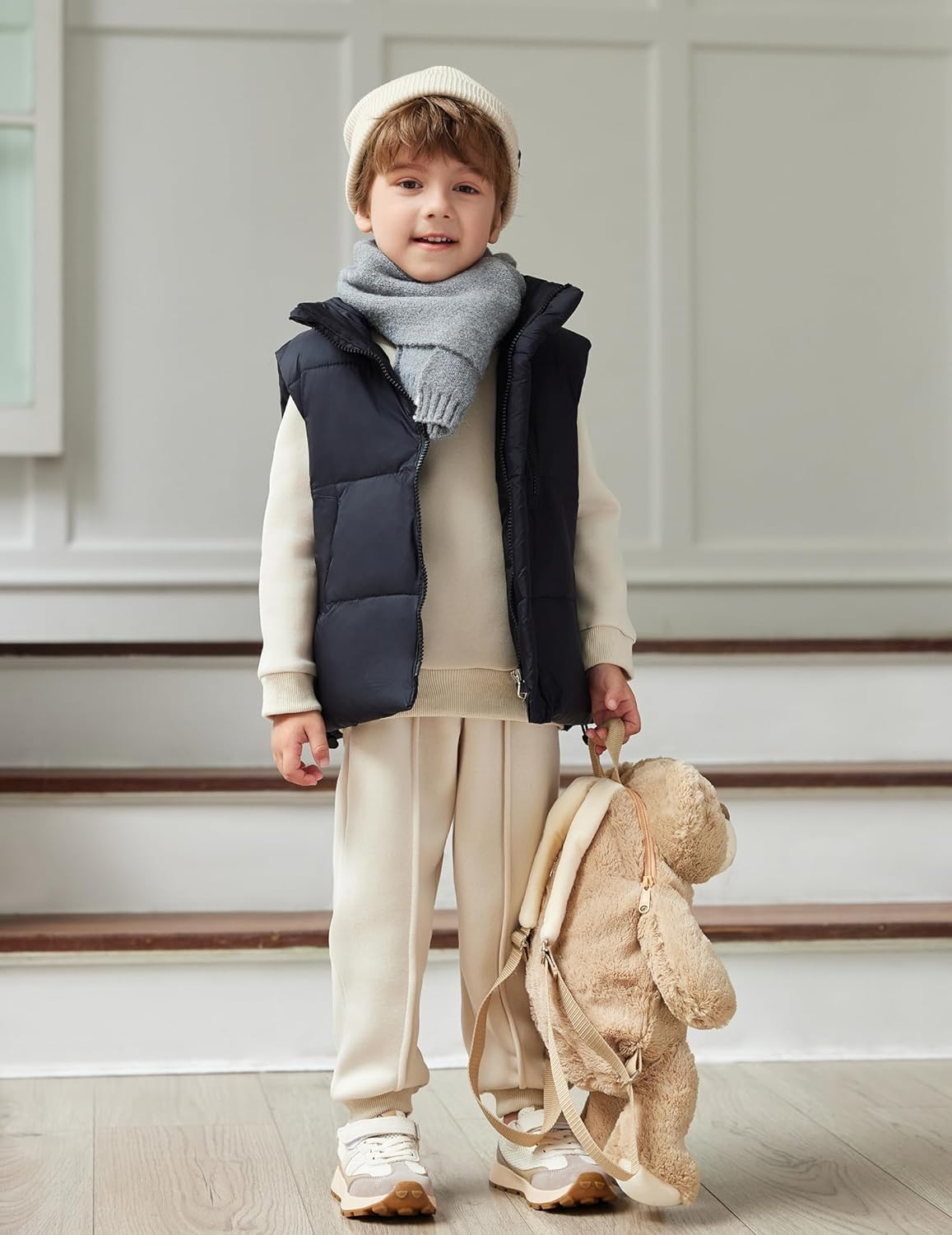 Arshiner Boys Long Sleeve Fleece Sweatshirt and Pants Set 2 Piece Fall Winter Clothes Toddler to Little Kid 2-8 Years - Image 5