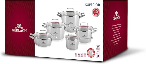 Miniatura 9 de Gerlach NK319 Superior - Juego de cacerolas