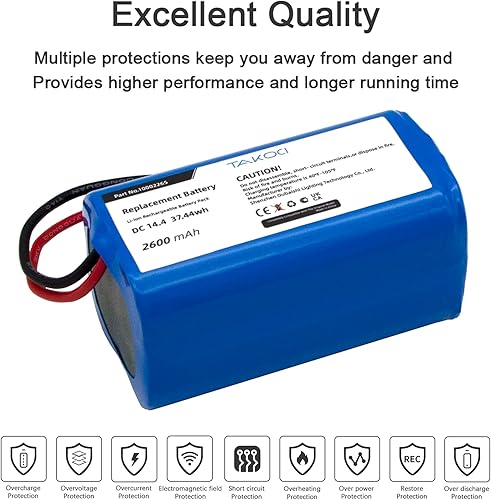 Miniatura 3 de Batería de repuesto para Eufy RoboVac 11 11C 11S 11S Plus 11S MAX 12 15C 15C MAX 15T 25C 30C G10 Hybrid G30 Edge R500 R450 y Ecovacs Deebot N79 N79S