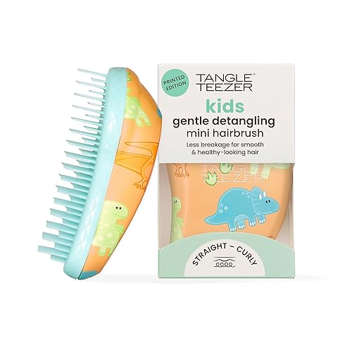 Miniatura 10 de Tangle Teezer Cepillo desenredante original, cepillo de pelo de tamaño de viaje seco y húmedo, para niños y todo tipo de cabello, safari naranja