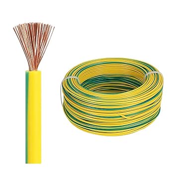 1.5mm2 Single Core Wire 30ft/65ft/100ft/165ft Multi-Strand Copper Core, PVC Insulated Power Cable, Hookup Wire for Electronics, CE Certified100ft