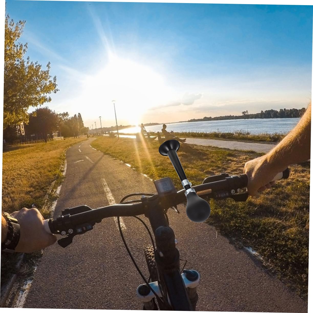 Toyvian Clacson da Bicicletta Corno di Bici Adulto per Adulti Air Horn per Bici Il Clacson della Bicicletta Manubrio Aria Corno retrò Bici Clacson per Bici Ferro Elettrolitico