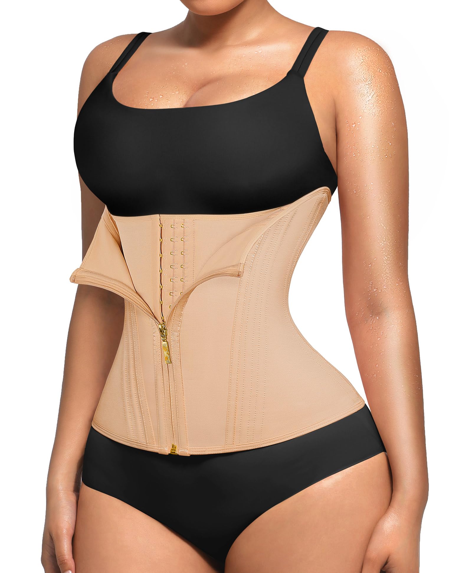 Lover-Beauty Waist Trainer for Women Corset Shapewear Tummy Control Workout Waist Cincher Body Shaper Girdle