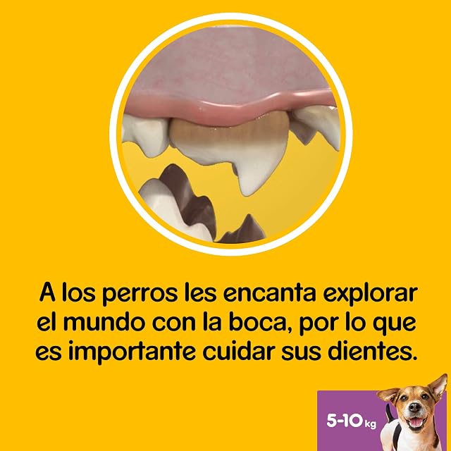 Foto 6 de 8 de Pedigree Dentastix de uso diario para higiene oral para perros pequeños, 28 sticks