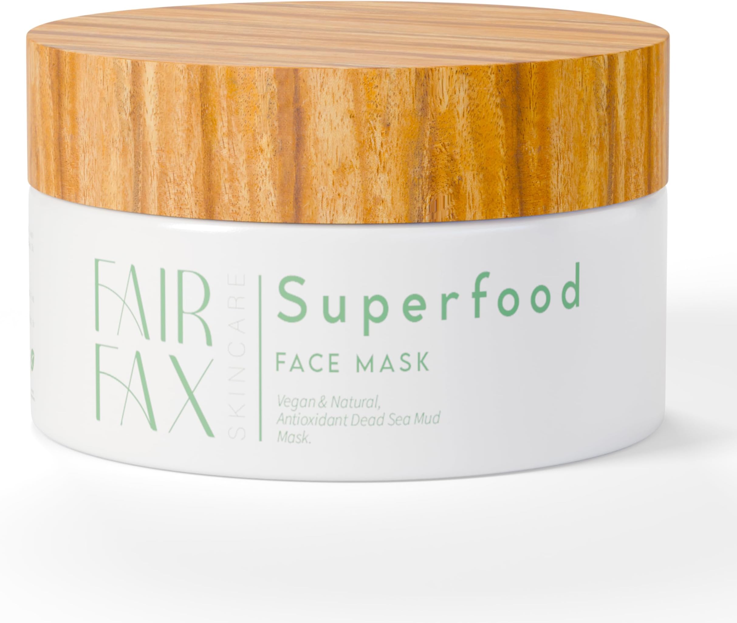 Face Masks Skincare Superfood Face Mask – 100ml Dead Sea Mud Face Mask for Impurities, Black Heads – Antioxidant Rich Face Care Clay Mask Reduces Fine Lines – Natural, Vegan