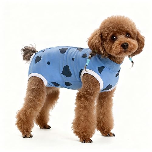 Culinavog Traje Recuperación para Perro, Body Perro Transpirable Protector de Heridas Abdominales