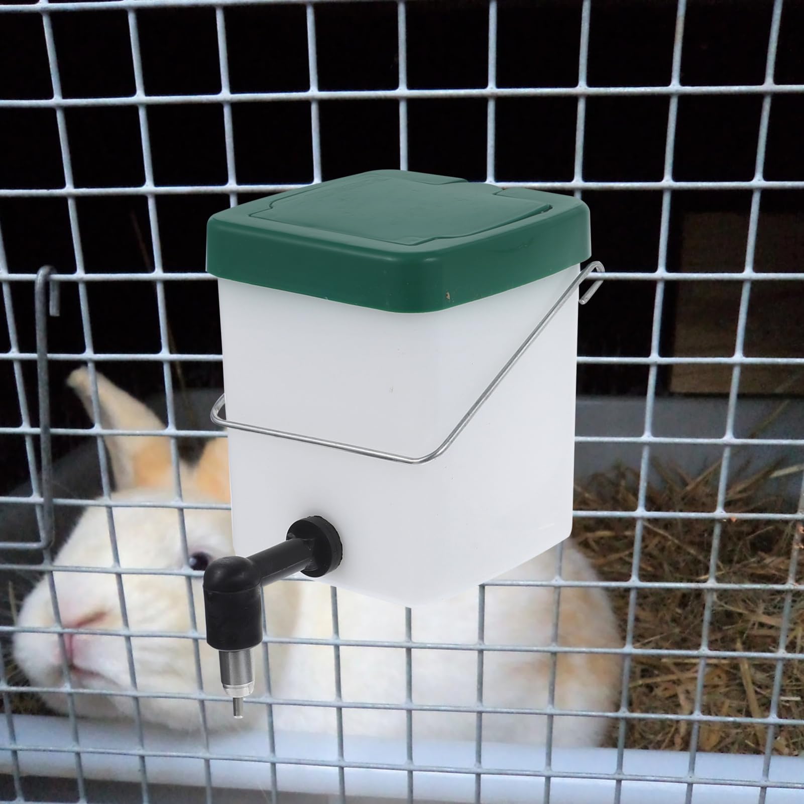 Abbeveratoi Automatici Per Conigli E Roditori - 10 Pezzi Con Capezzolo - Per Gabbie E Animali Piccoli - Foto 9