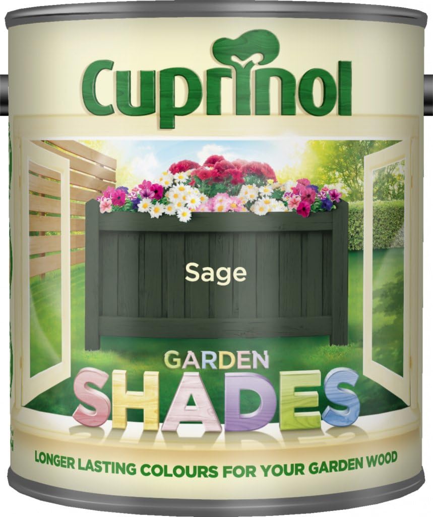 New 2016 Cuprinol Garden Shades Sage 1L, 1 l (Pack of 1)