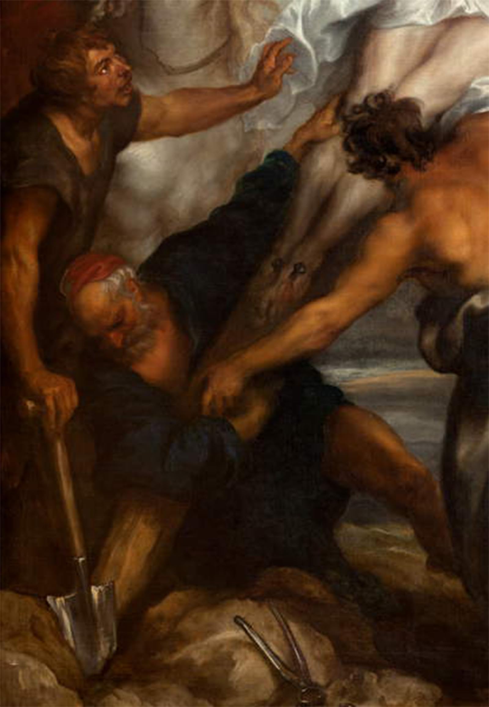 RZHRHJES Vintage Wall Art Picture on Canvas Wall Art Poster the Elevation of the Cross Before by Van Dyck Canvas Poster for Home Decor 60x90cm