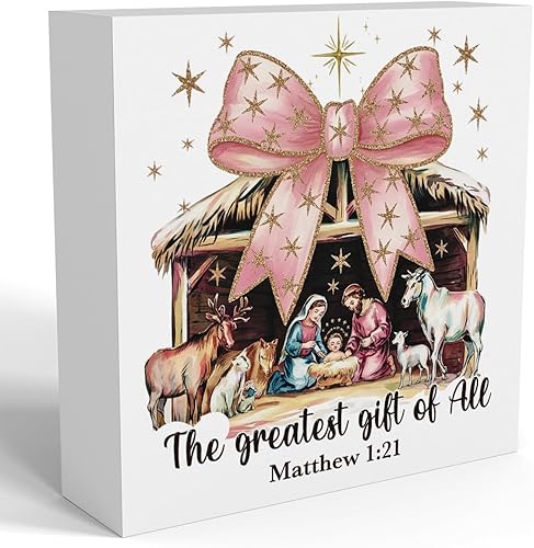 Miniatura 8 de Decoraciones de Navidad, gnomos de Navidad para interiores, letrero de árbol de Navidad con purpurina roja, regalo para mujeres amigas, letrero de