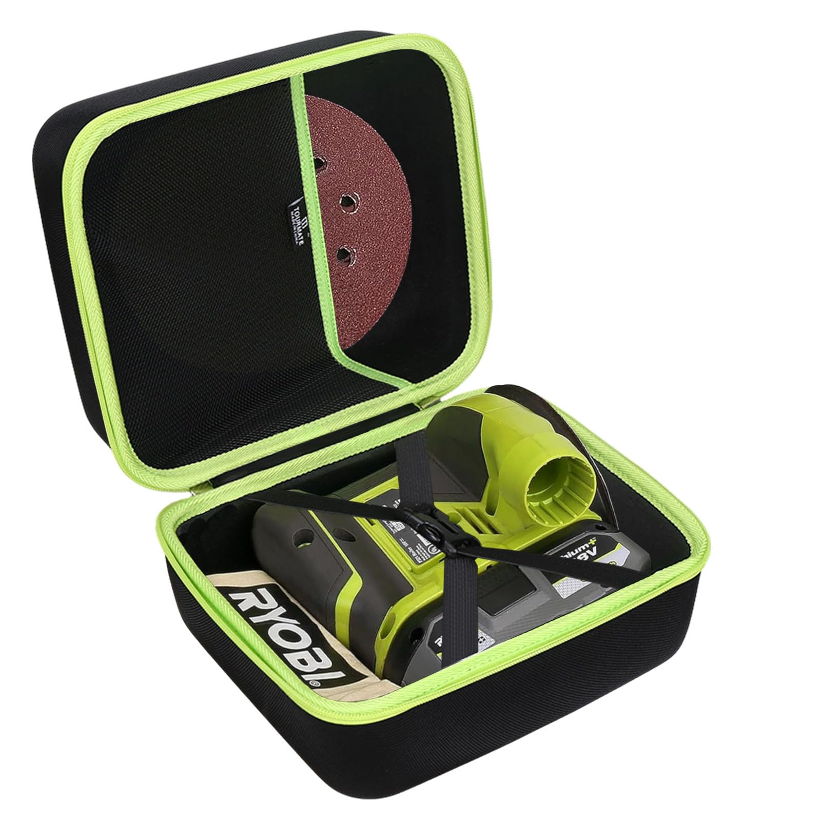 Ponceuse excentrique Ryobi One+ étui de transport pour chantiers et ateliers