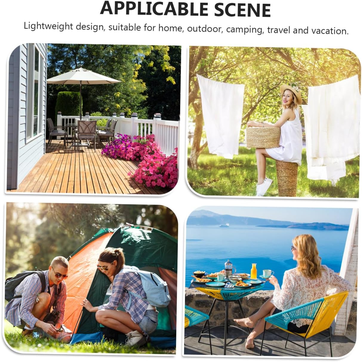 Windproof Folding Clothes Drying Rack for Socks Bras and Towels, Single-Layer White Hanger for Balcony Air Drying