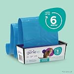 Litter Genie Recharge facile de laminoir - Jusqu'à 6 Mois d'approvisionnement – Compatible uniquement avec The Litter Genie Easy Roll Pail. Le chat qui dure longtemps Litter Sacs de rechange