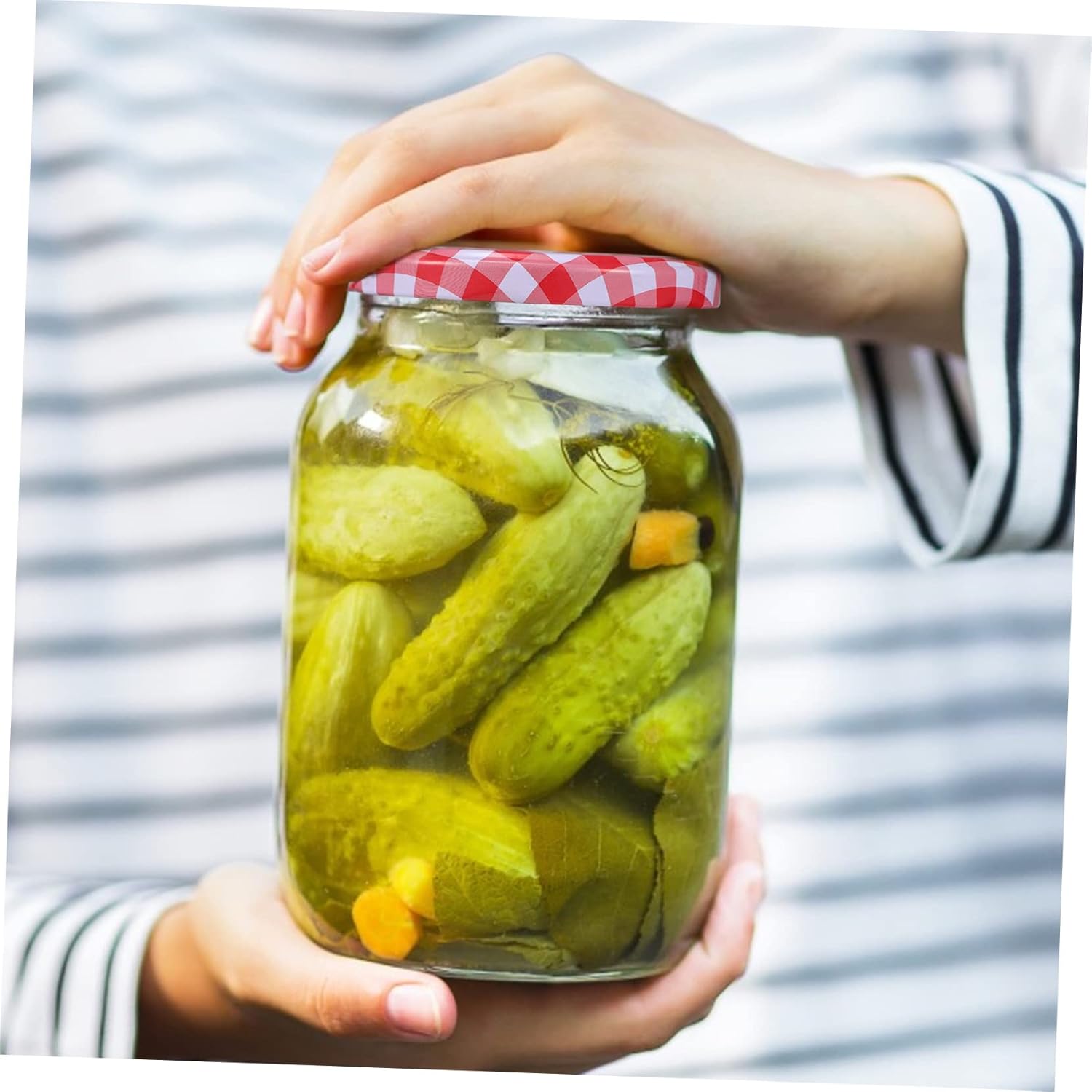 200Pcs Wide Mouth Jar Lids Leak Tinplate Caps for Canning and Storage Compatible with Jars for Preserving and Organizing