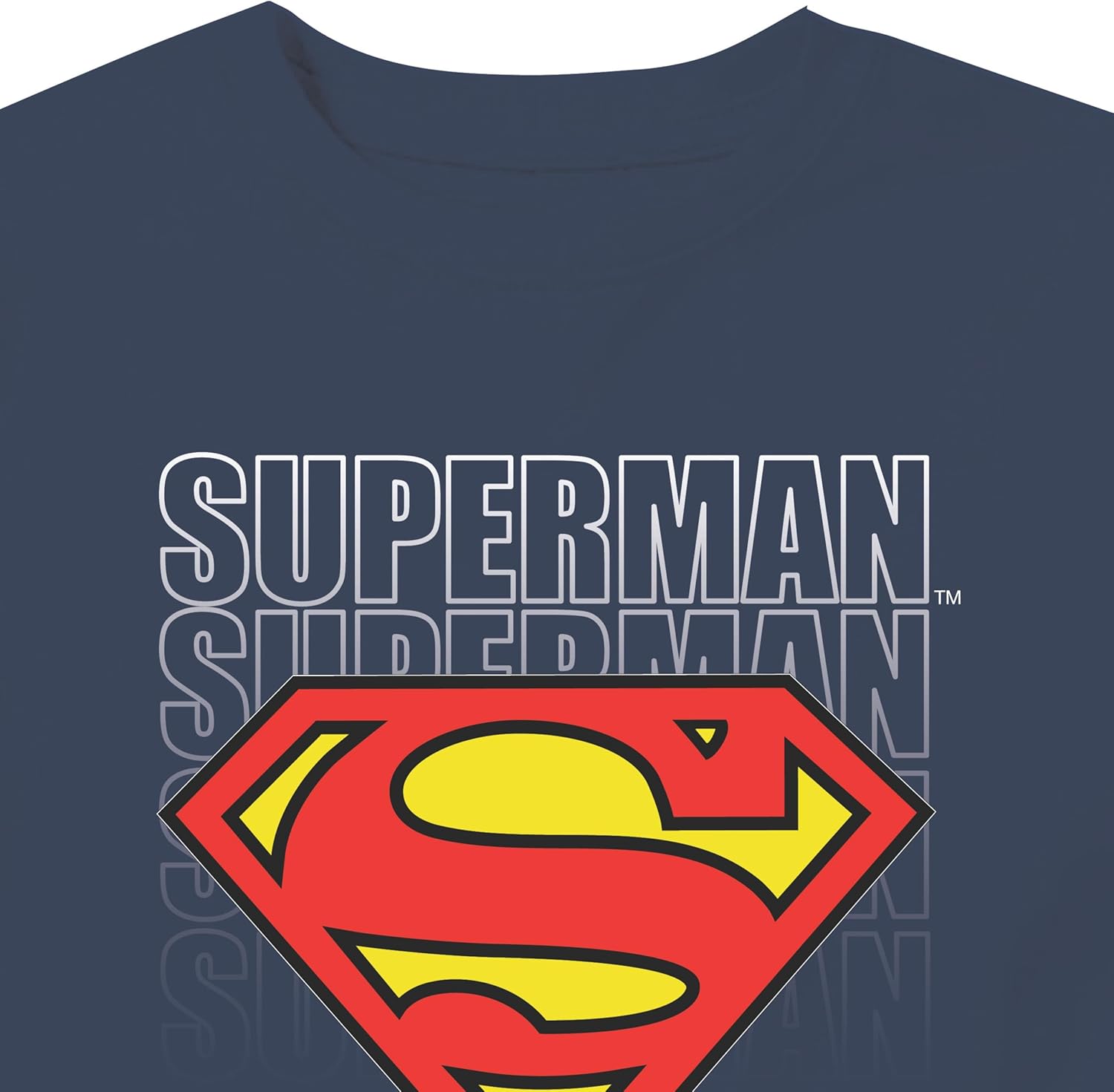Navy Classic Toddler Boys Superman Forever Logo T-Shirt – Sizes 2T, 3T, 4T - Image 5