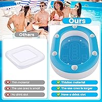 Vista 5 de Juegos de piscina de gran tamaño de 56 pulgadas para adultos, mesa de billar grande para piscina con cartas de juego impermeables, accesorios