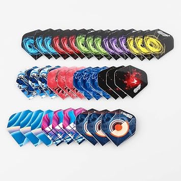 CyeeLife Dart Accessories kit,36Flights+18Aluminium Shafts+Sharpener+Tool+Rubber Rings+16Protectors