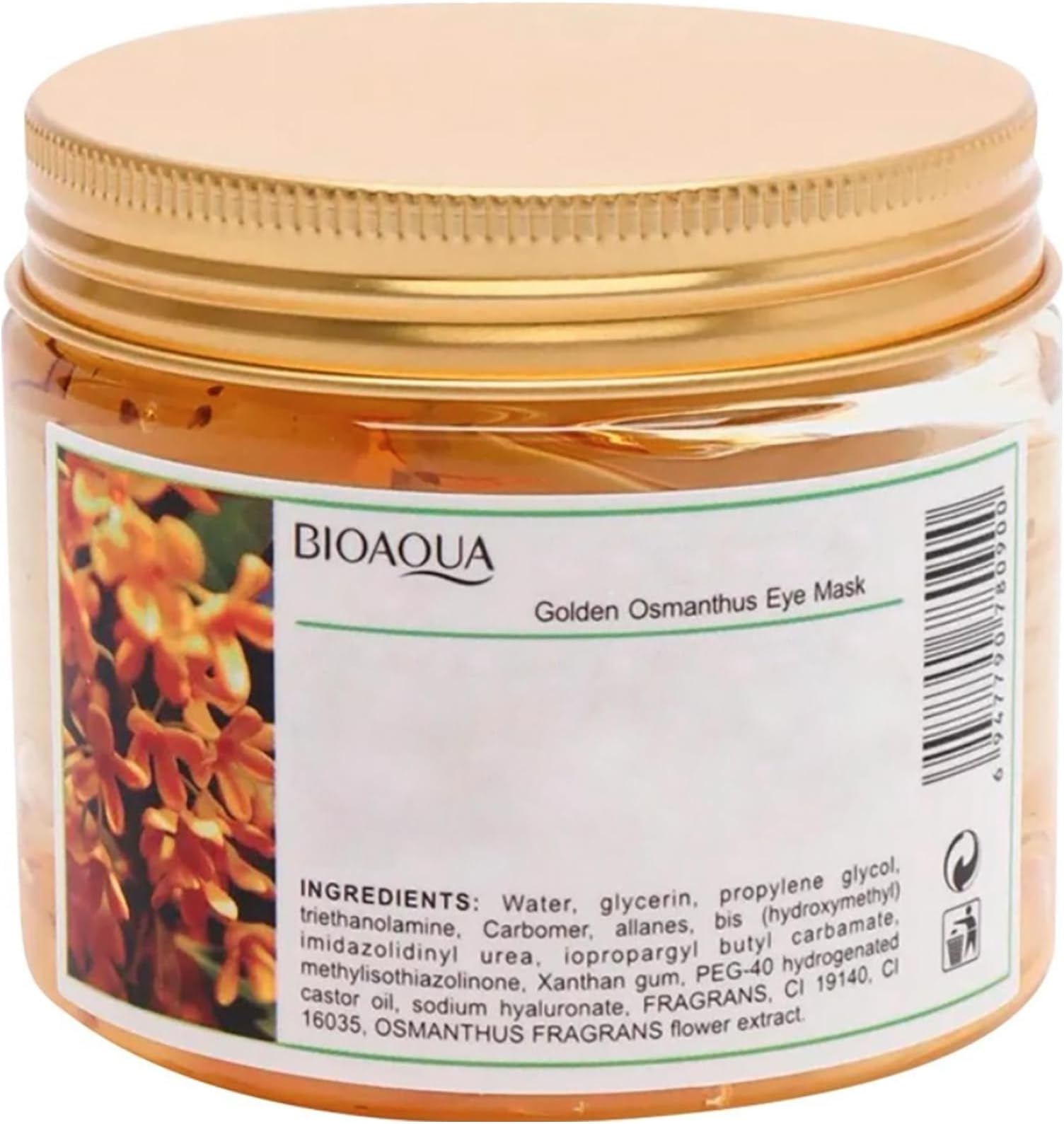 BIOAQUA Under Eye Patches โ Collagen Gel Eye Mask for Puffiness & Dark Circles โ Hydrating Osmanthus Lemon Eye Patches, 80 Pcs