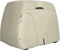 Vista 9 de Explore Land Funda impermeable para carrito de golf universal, compatible con la mayoría de marcas, para 2/4/6 pasajeros
