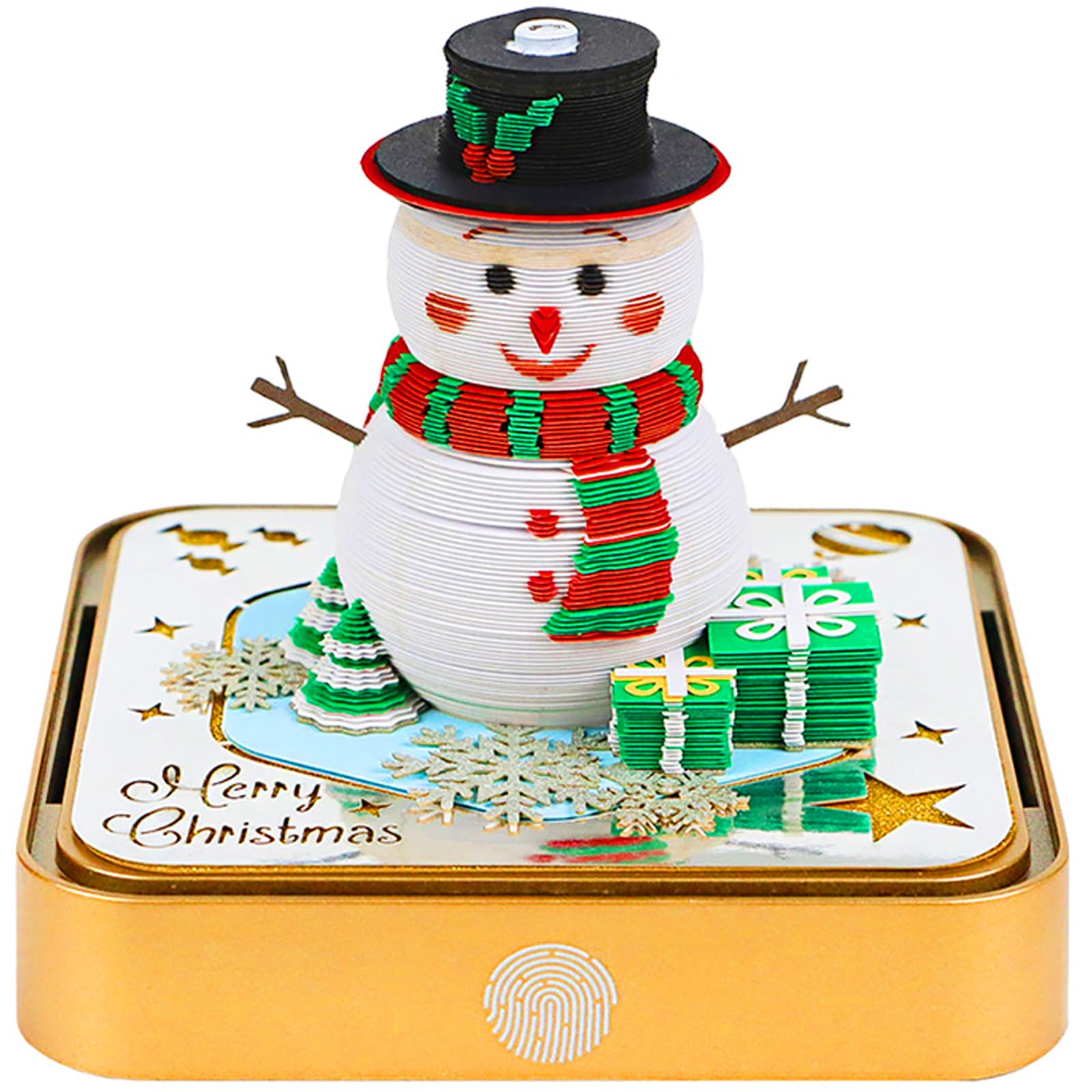 Décoration de Bureau Hivernale : Bonhomme de Neige LED pour Intérieur Cozy