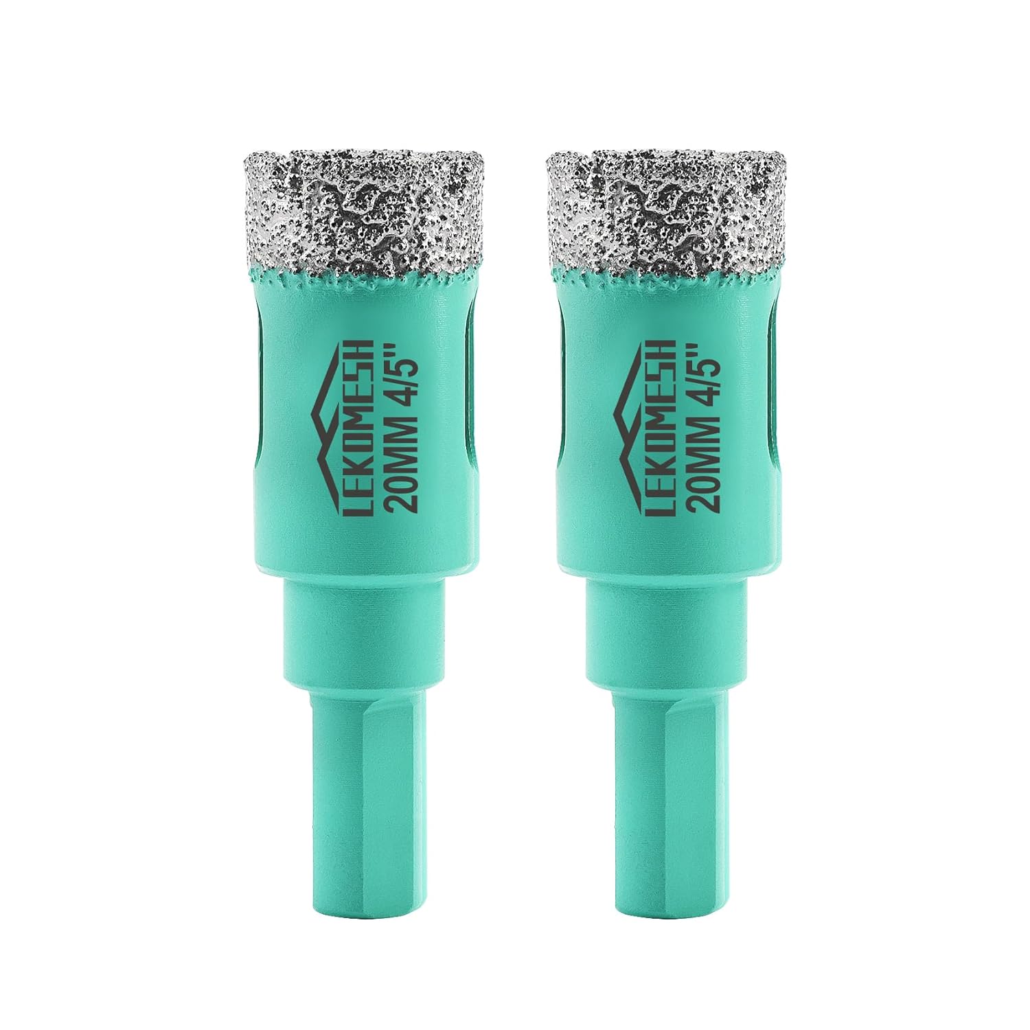 LEKOMESH Diamond Core Drill Bits 4/5" Triangle Shank Tile Hole Saw