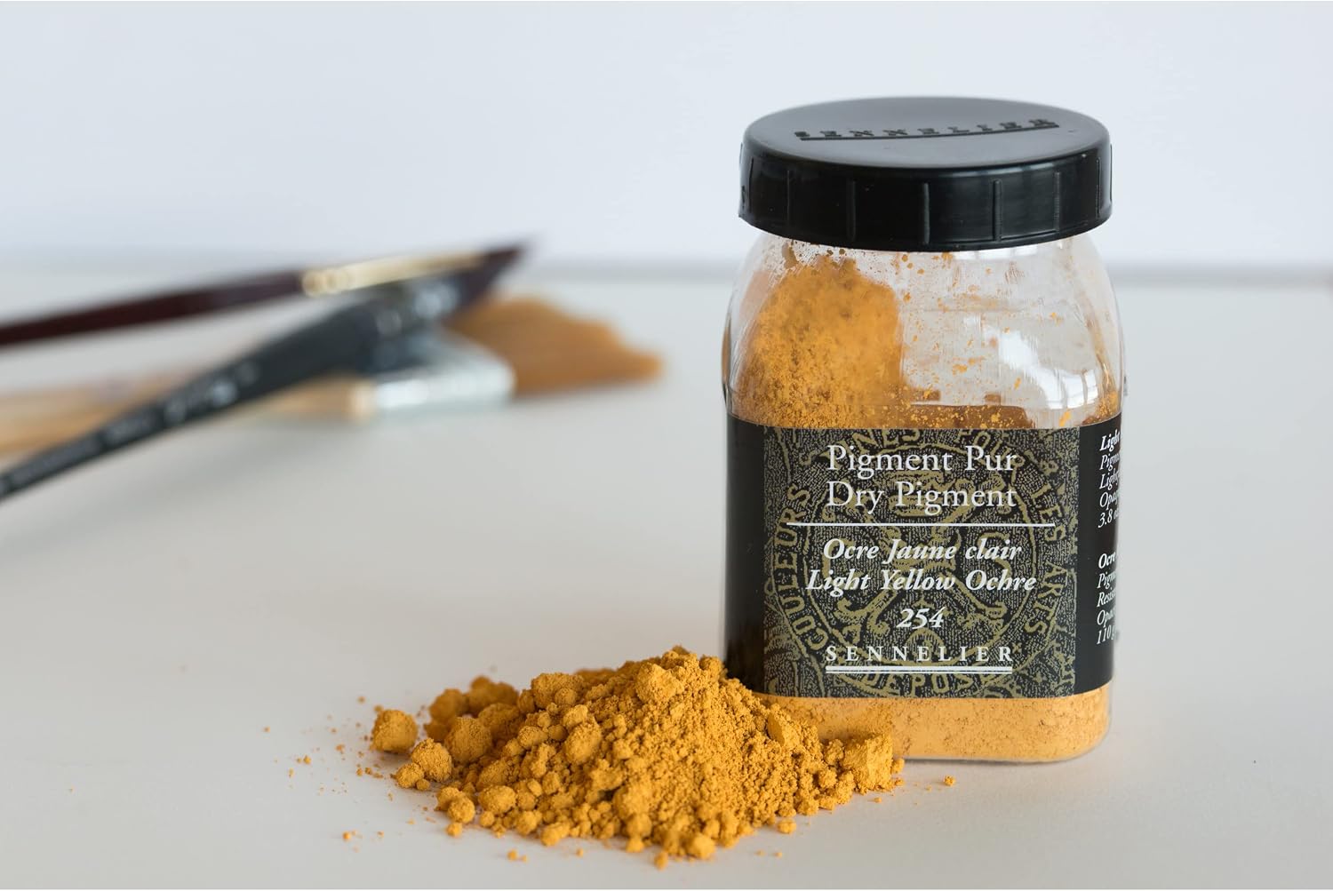 Sennelier Dry Pigment, 110g, Light Yellow Ochre