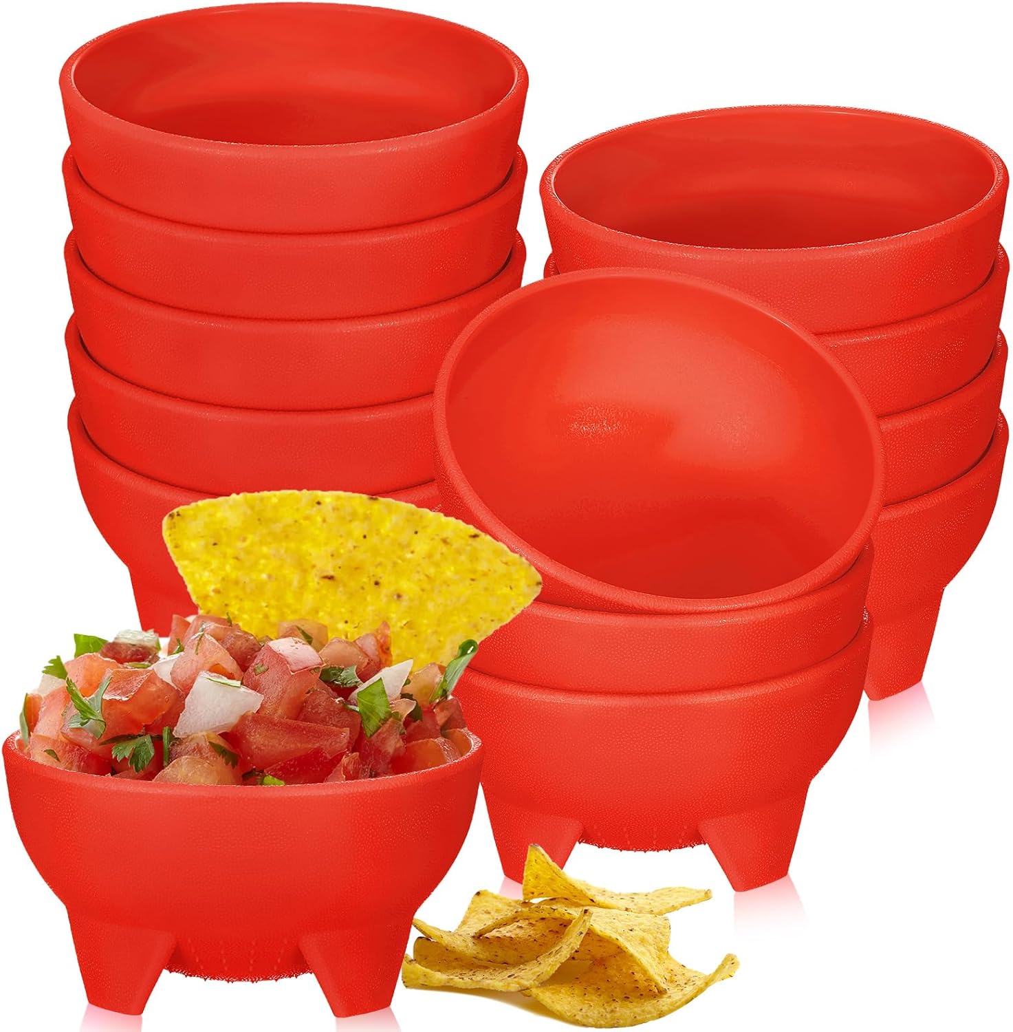 Maxcheck 12 Pcs Salsa Bowls for Party 4.5" Diameter