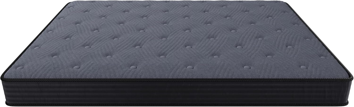 AC Pacific Pure 12 Inch Soft-Medium Firm Mattress with Pocket Coils, 560 Individually Wrapped Coils for Targeted Body Support, Minimized Motion Transfer, Mattress in a Box, California King