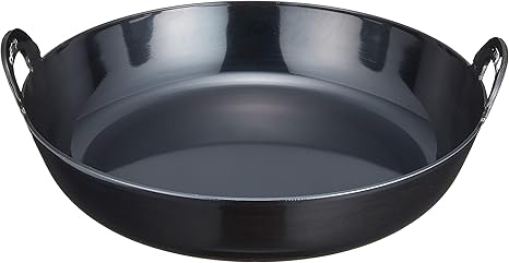 ベルギー製 EBM 鉄 プレス 厚板 揚鍋 45cm(板厚3.2mm) - 調理器具