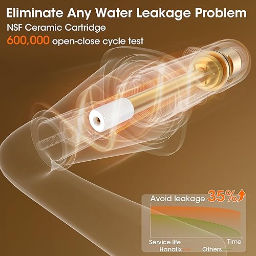 Miniatura 4 de Grifo de bañera de latón con cuello de cisne, grifo de bañera de baño de oro cepillado, montaje en cubierta, 3 agujeros, juego de grifos de bañera