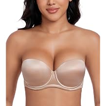 DotVol Womens Multiway Push Up Convertible Underwire Strapless Bra Thick Padded Everyday Bra