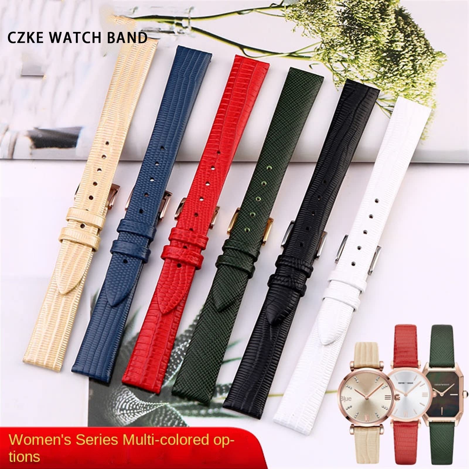 Delle Donne Del Cuoio Genuino Cinturino Per Armani AR1681 1683 1882 1926 1726 Sottile Morbido Wristband Cinturini