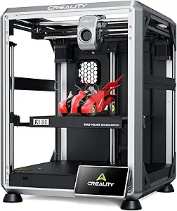 Creality K1 SE 3D Printer, 600mm/s High-Speed Hands-Free Auto Leveling Flagship-Level Direct Extruder Quick-swap Tri-Metal Nozzle K1 Upgrade 3D Printer, Print Size 250x220x220mm
