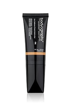Bodyography Sun Defense Tinted Moisturizer, 1.5 oz | Lightweight SPF Tint with Hyaluronic Acid & Mineral Pigments | Hydrating, Vegan Sheer Coverage for All Skin Types, Medium
