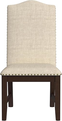Miniatura 4 de HomePop Sillas de comedor clásicas Parsons, tejido beige