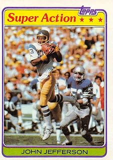 1981 Topps #267 John Jefferson Chargers NFL Football Card NM-MT